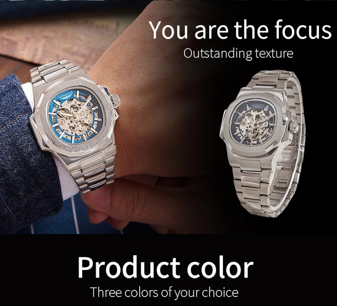 Mechanix Watch reloj automático de acero para hombre