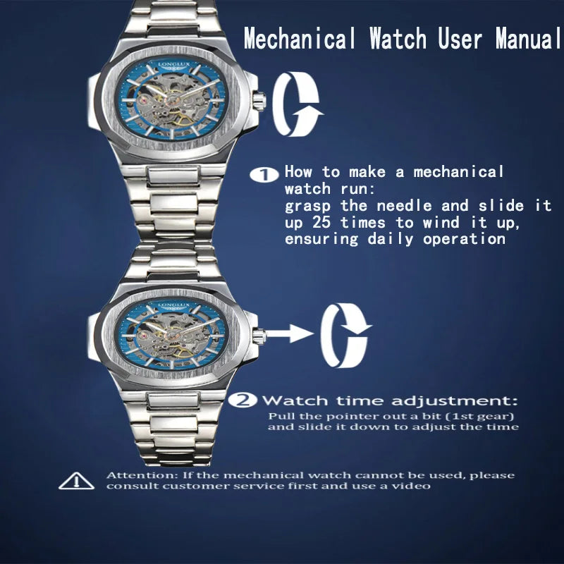 Mechanix Watch reloj automático de acero para hombre
