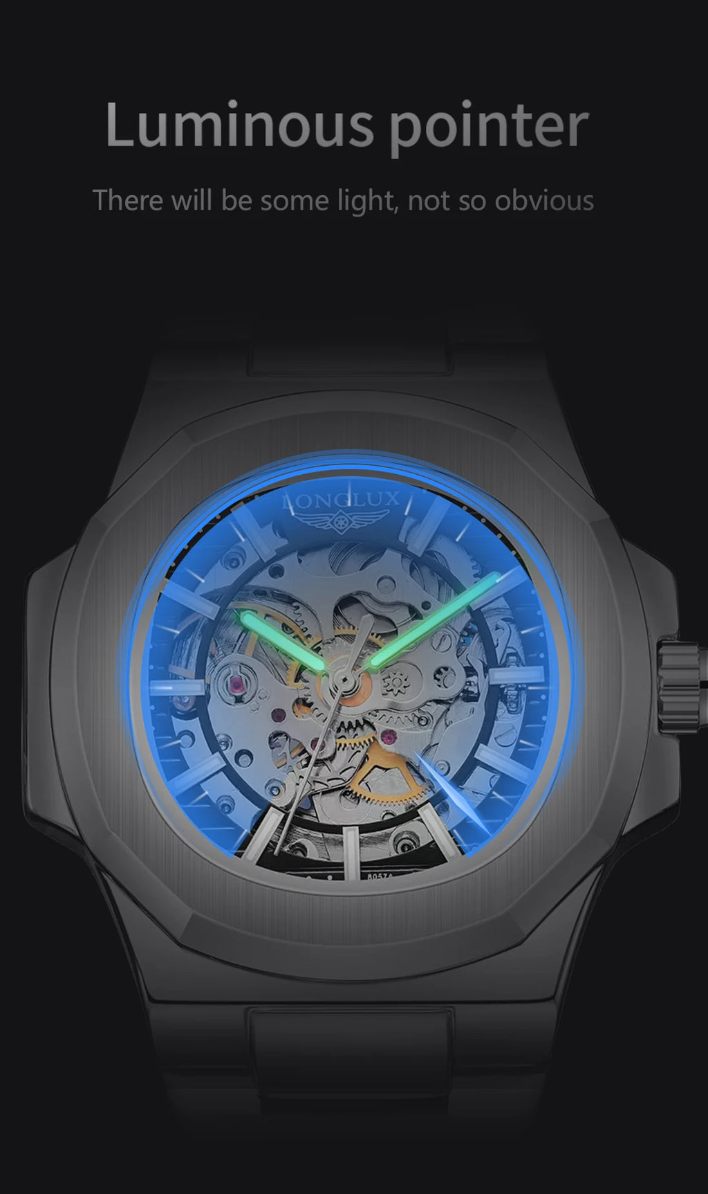 Mechanix Watch reloj automático de acero para hombre